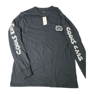 Barney Cools‎ Long Sleeve Black Shirt Sz Medium NEW